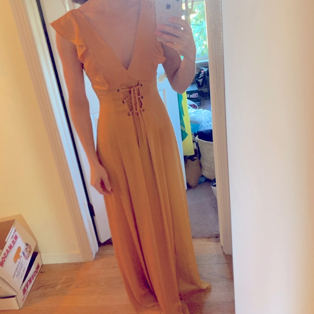 Mustard BCBG generation dress
